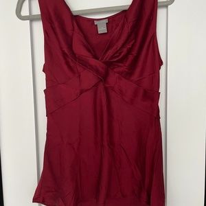 VINTAGE ANN TAYLOR Silk Shirt Size 10